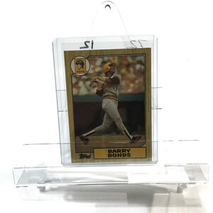 RARE 👀 1987 Topps Barry Bonds Card #520